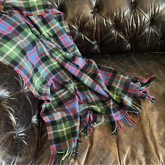 Bedding Vintage The May Company Cleveland Plaid Wool Stadium Blanket